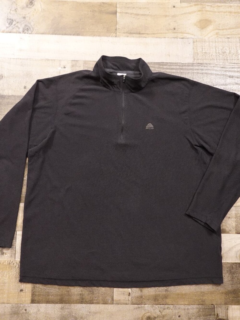 Nike ACG Quarter Zip Pullover Men’s XXL Black Long Sleeve Outdoor Hiking
